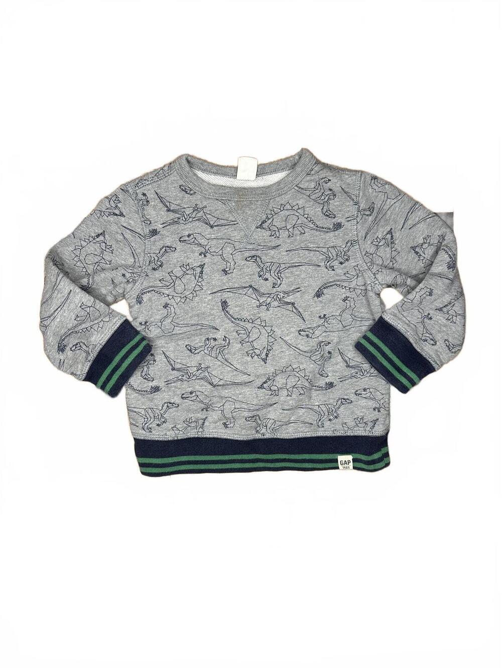 Gap Baby Dinosaur Print Sweatshirt, Size 3T